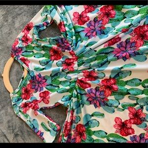 Dot Dot Smile blue cactus dress! 2t ballerina